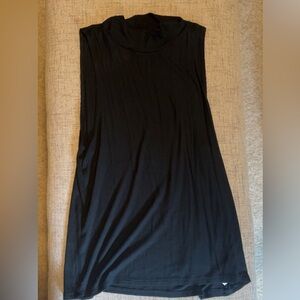 Turtleneck ribbed tank top- medium